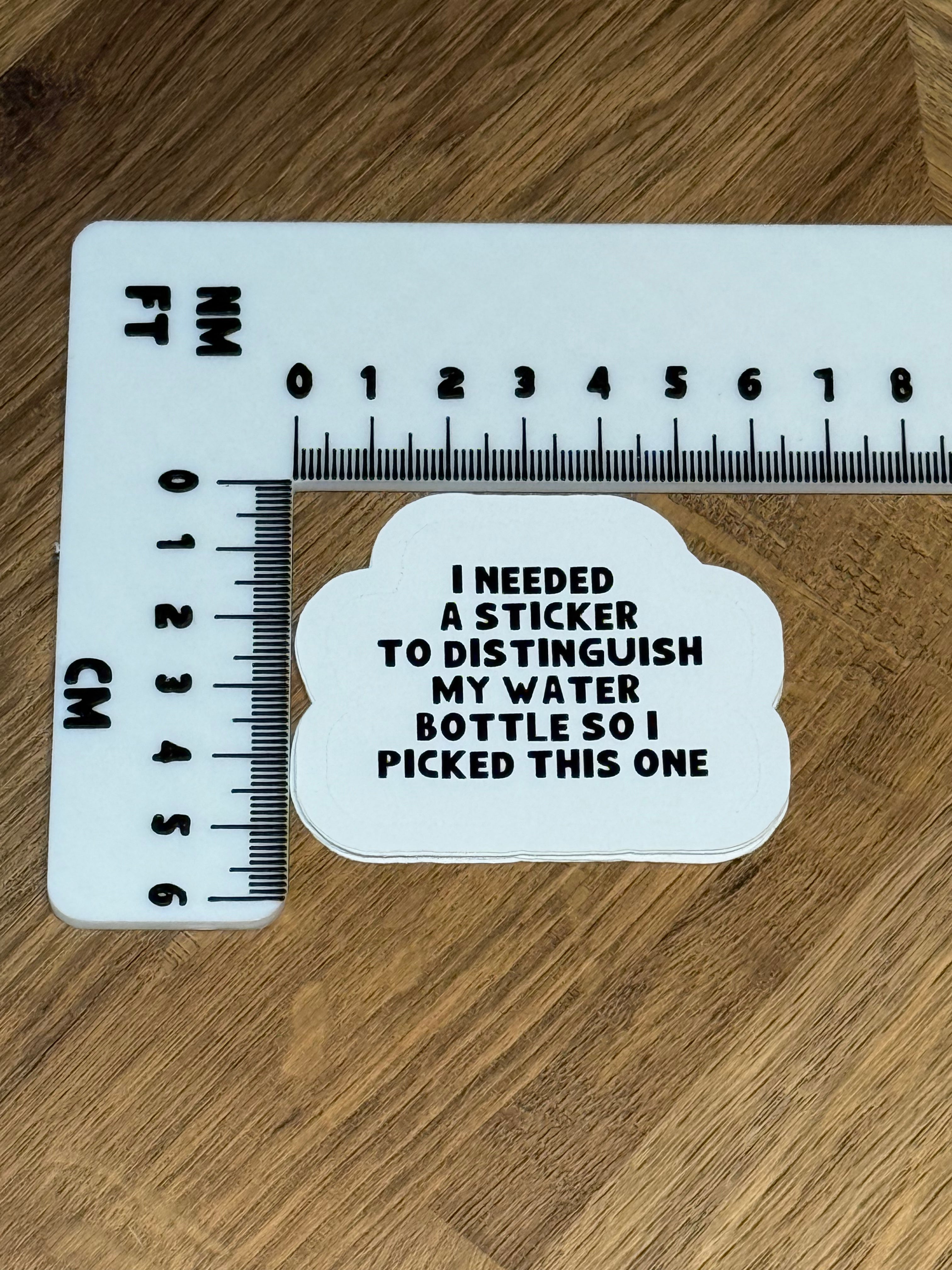 My Water Bottle Sticker | Funny Office Water Bottle Sticker