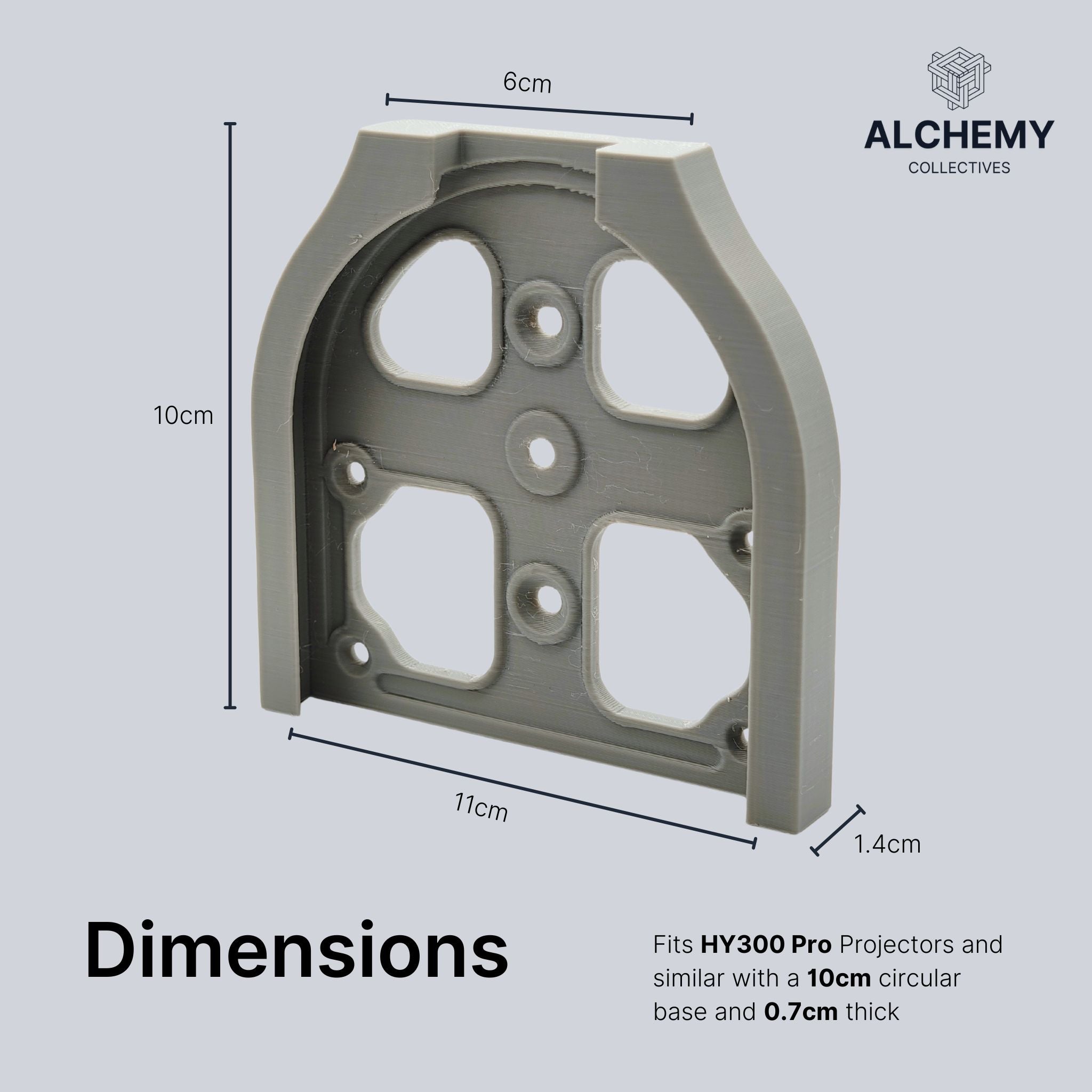 Wall & Ceiling Projector Mount | Compatible with HY300 Pro