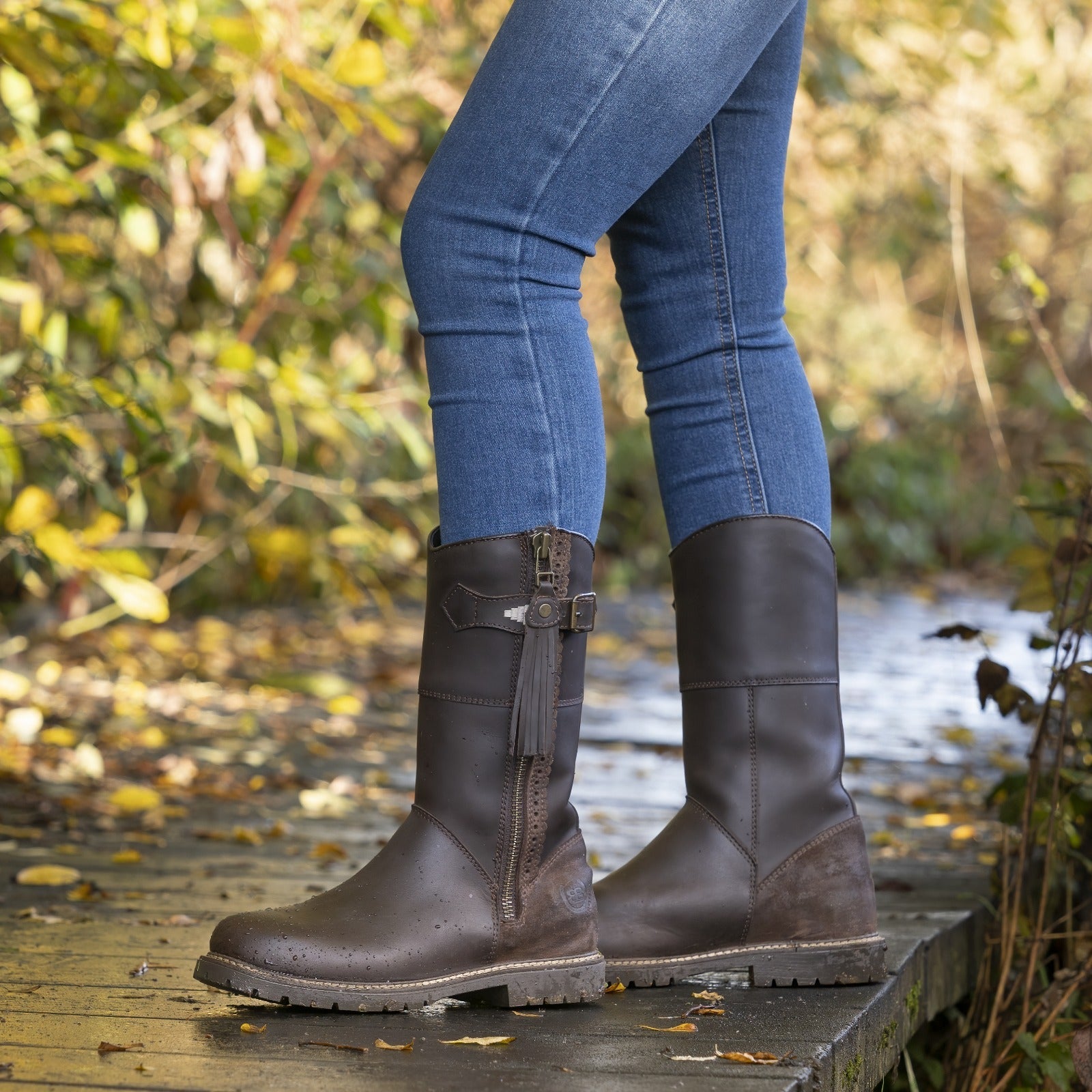 Hudson Mid Waterproof Boots - Chocolate