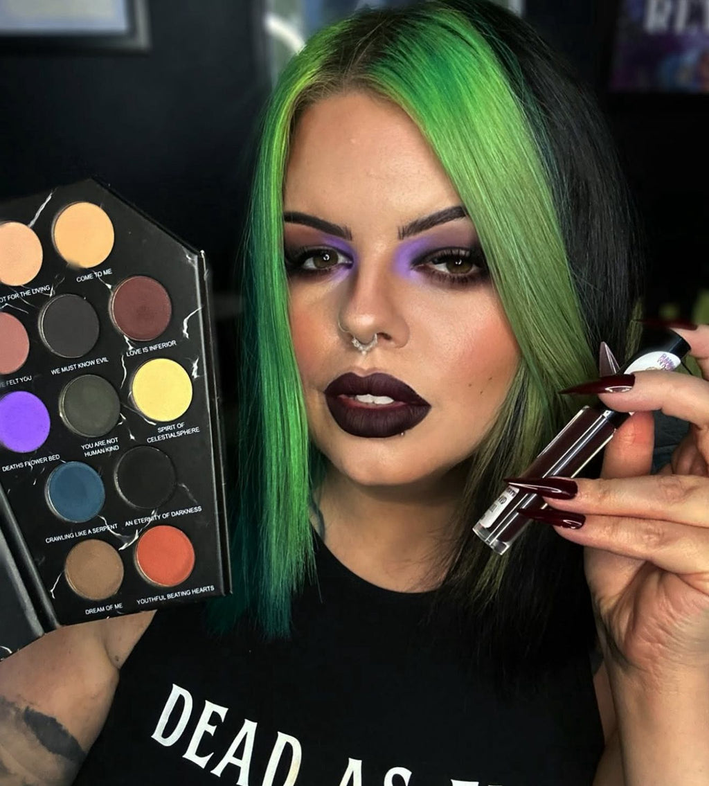 Radioactive Unicorn A Violent Death Goth Cherry Black Liquid Lipstick
