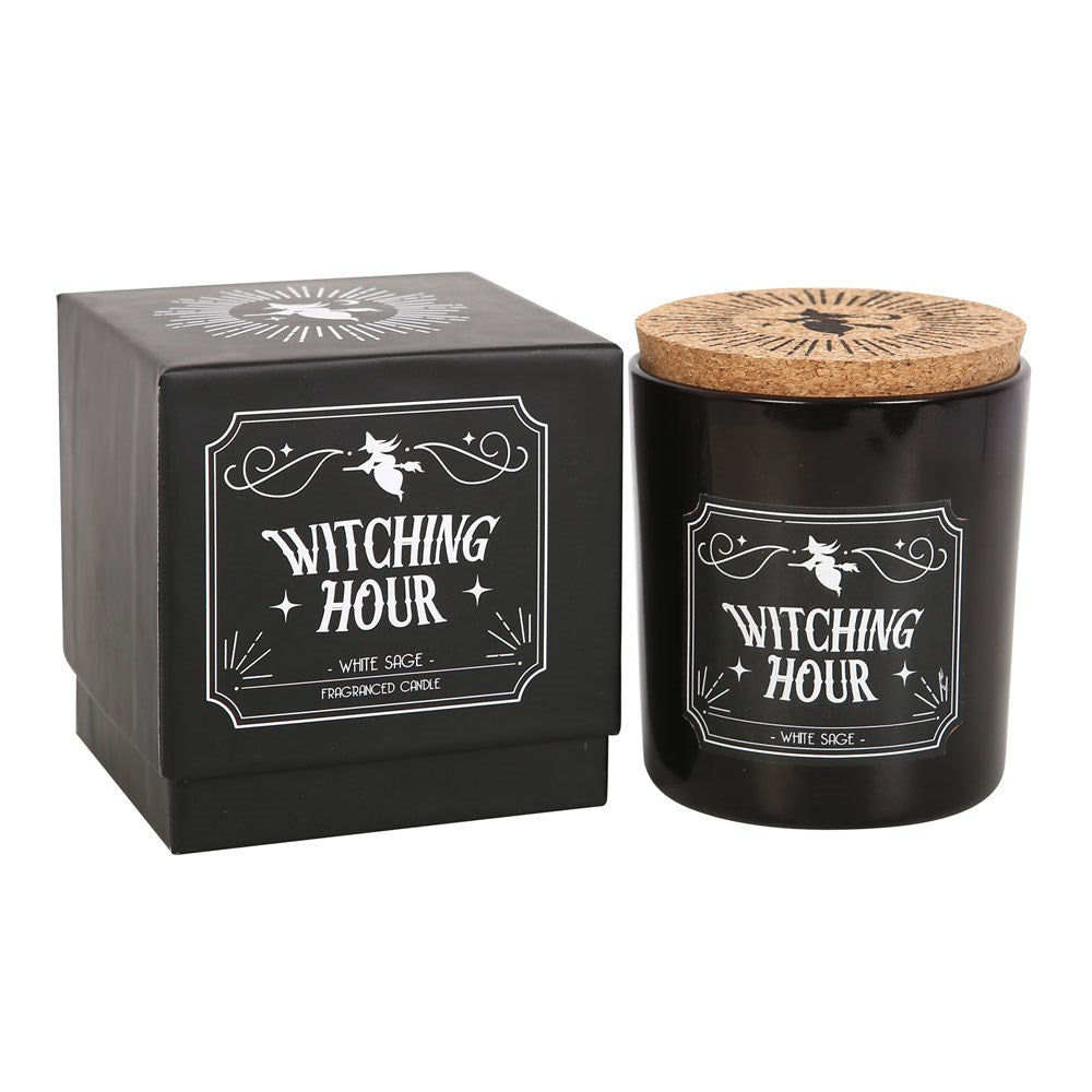 Gothic Gifts Witching Hour White Sage Candle
