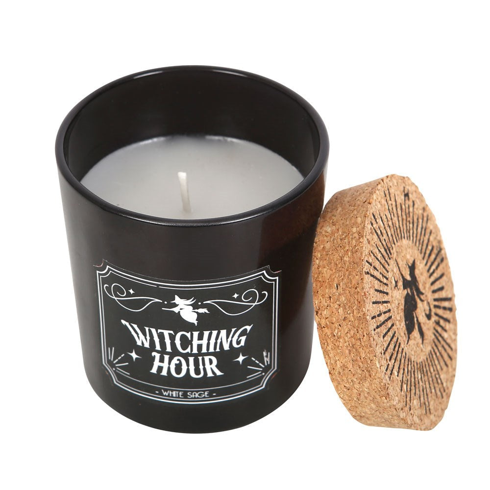 Gothic Gifts Witching Hour White Sage Candle