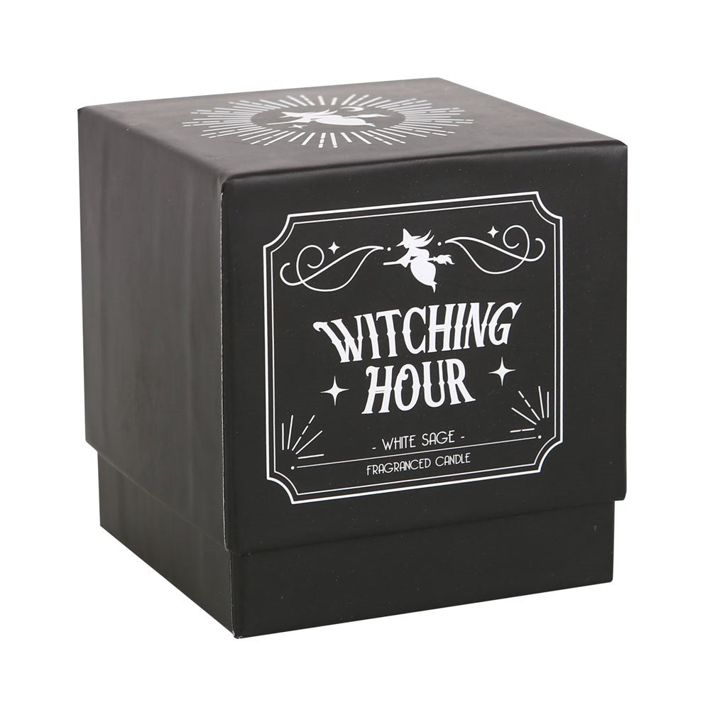 Gothic Gifts Witching Hour White Sage Candle
