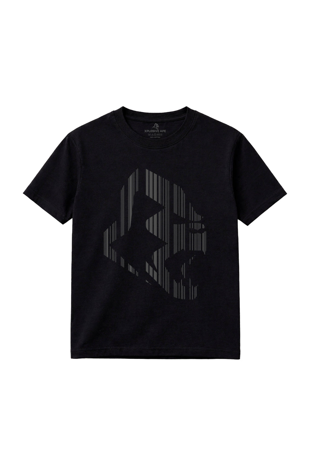 XAPE Apehead Barcoded Tee - Black