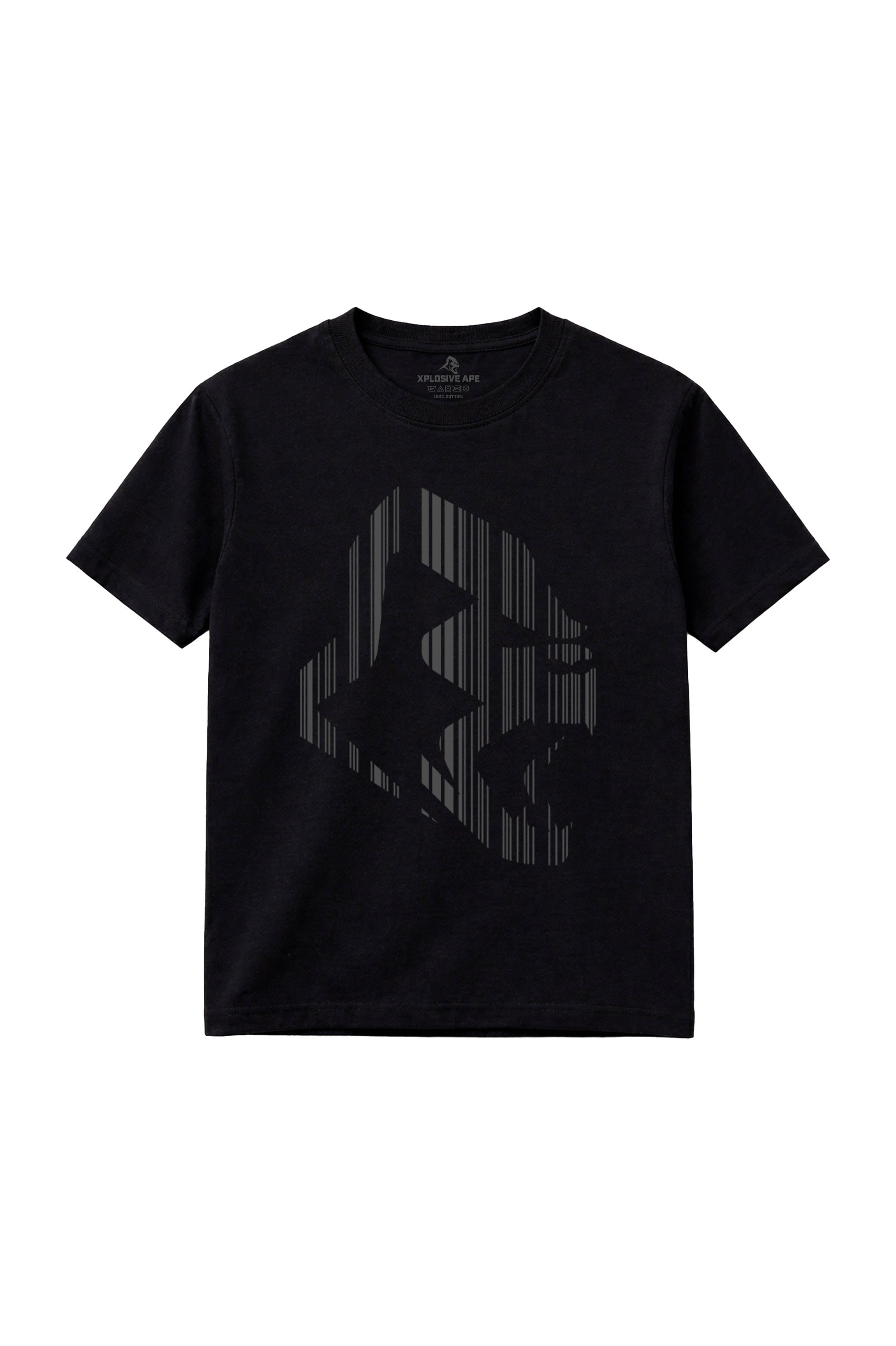 XAPE Apehead Barcoded Tee - Black