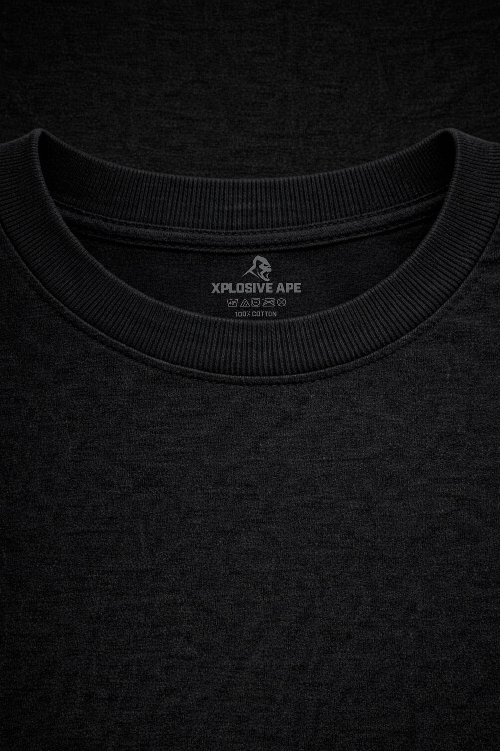 XAPE Apehead Barcoded Tee - Black