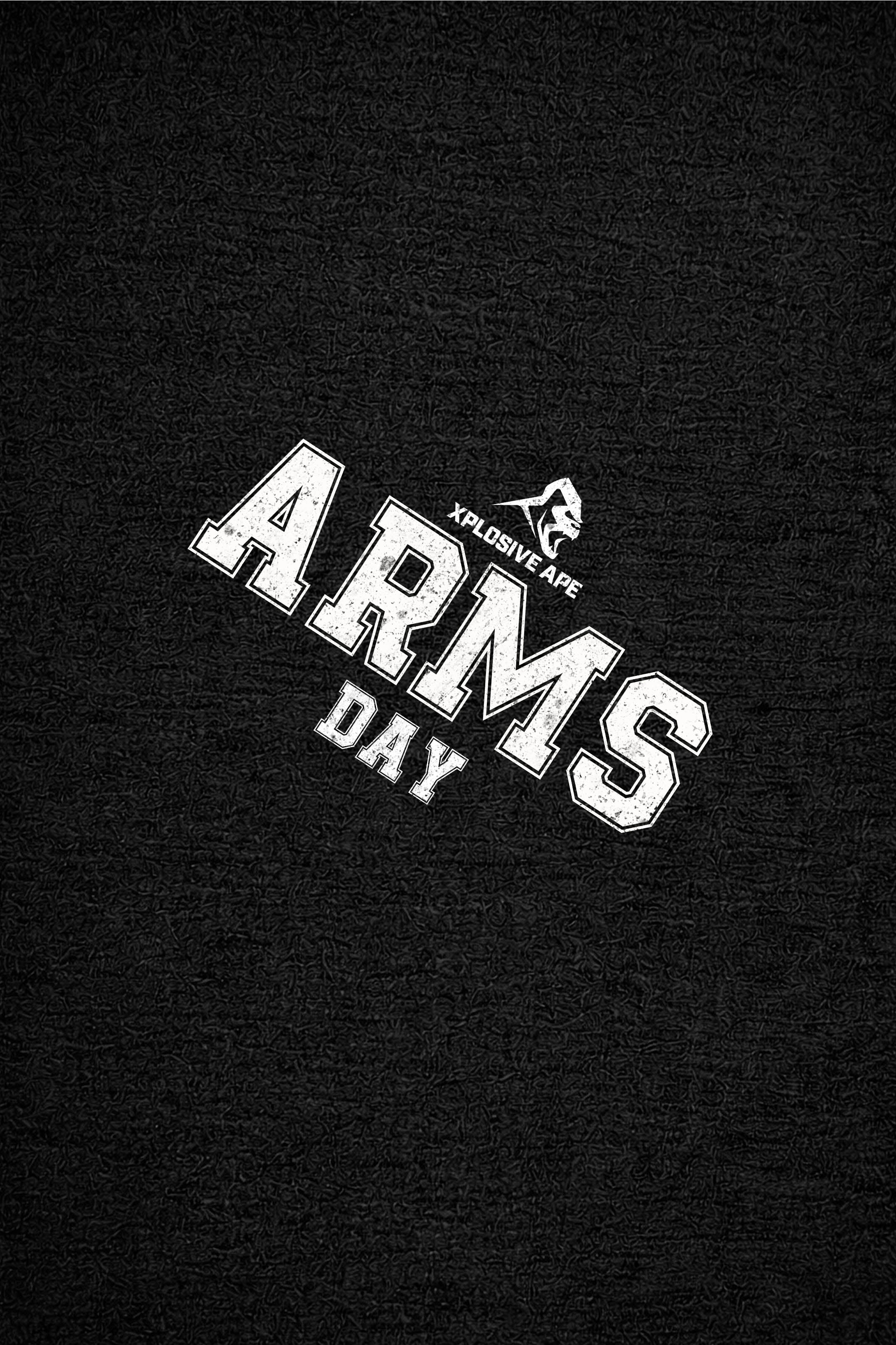XAPE Arms Day V1 Tee - Black