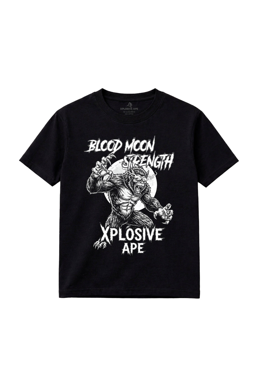 XAPE Blood Moon Strength Tee - Black
