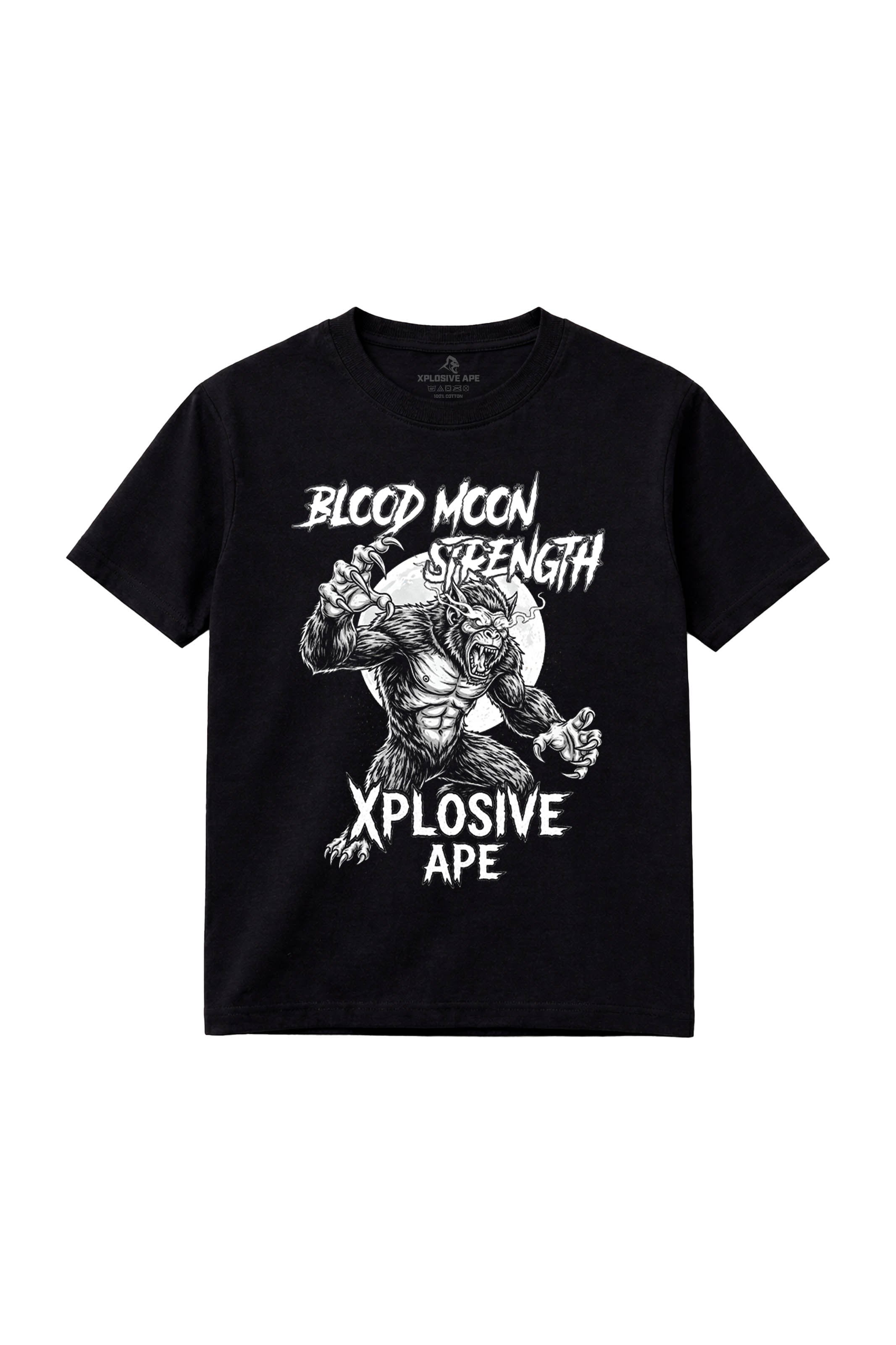 XAPE Blood Moon Strength Tee - Black
