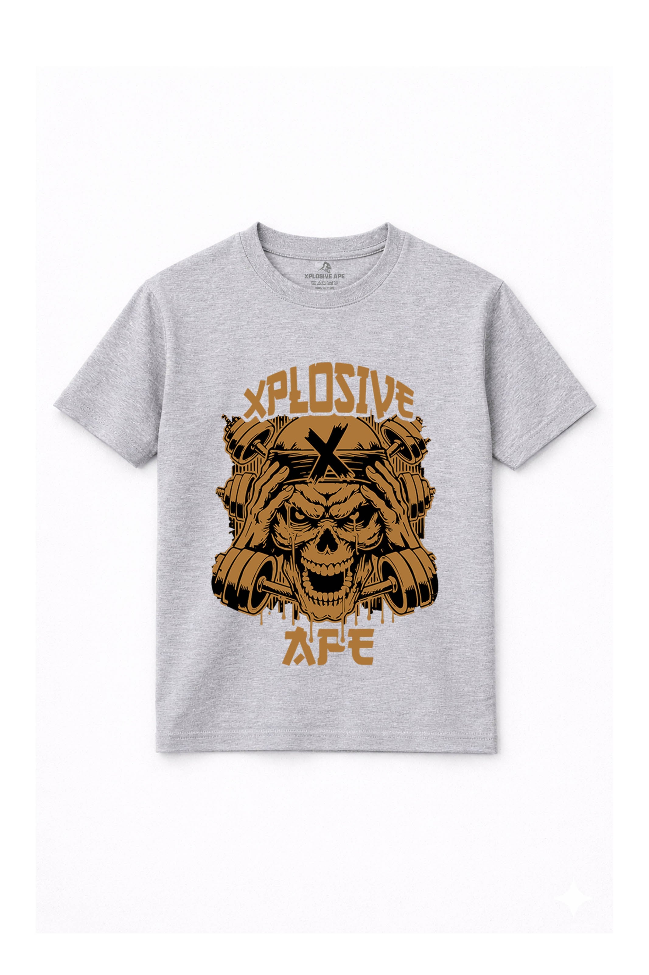 XAPE Brain Food Tee - Sports Grey