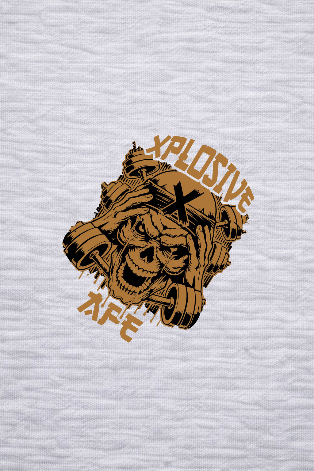 XAPE Brain Food Tee - Sports Grey
