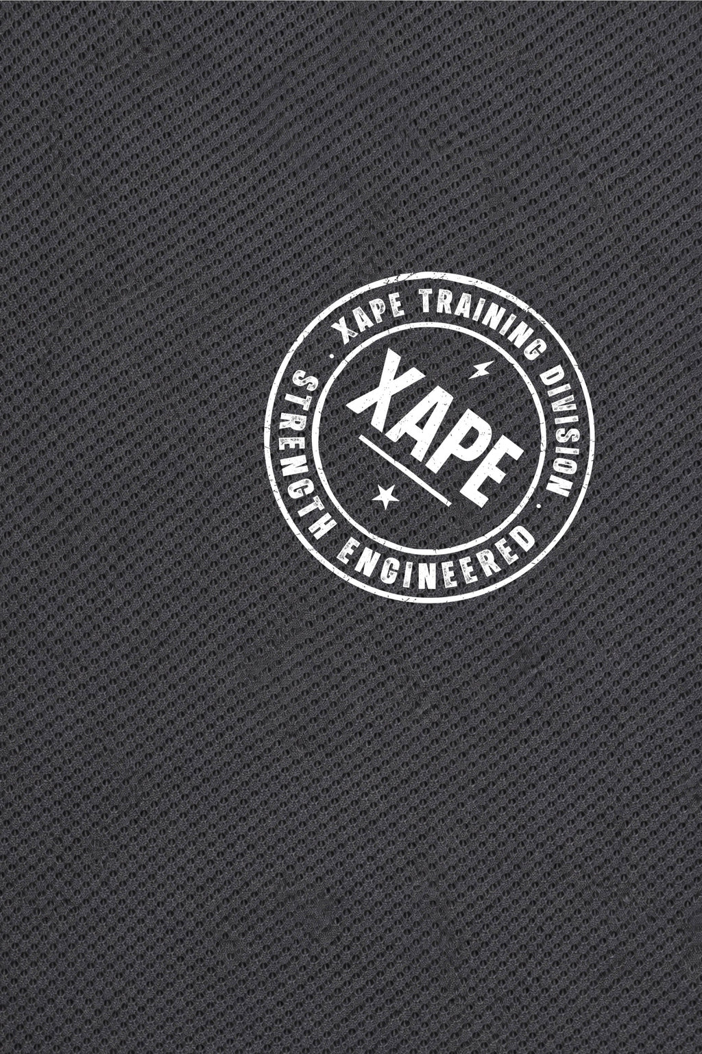 XAPE Classic Badge Logo X Tech Tee - Charcoal