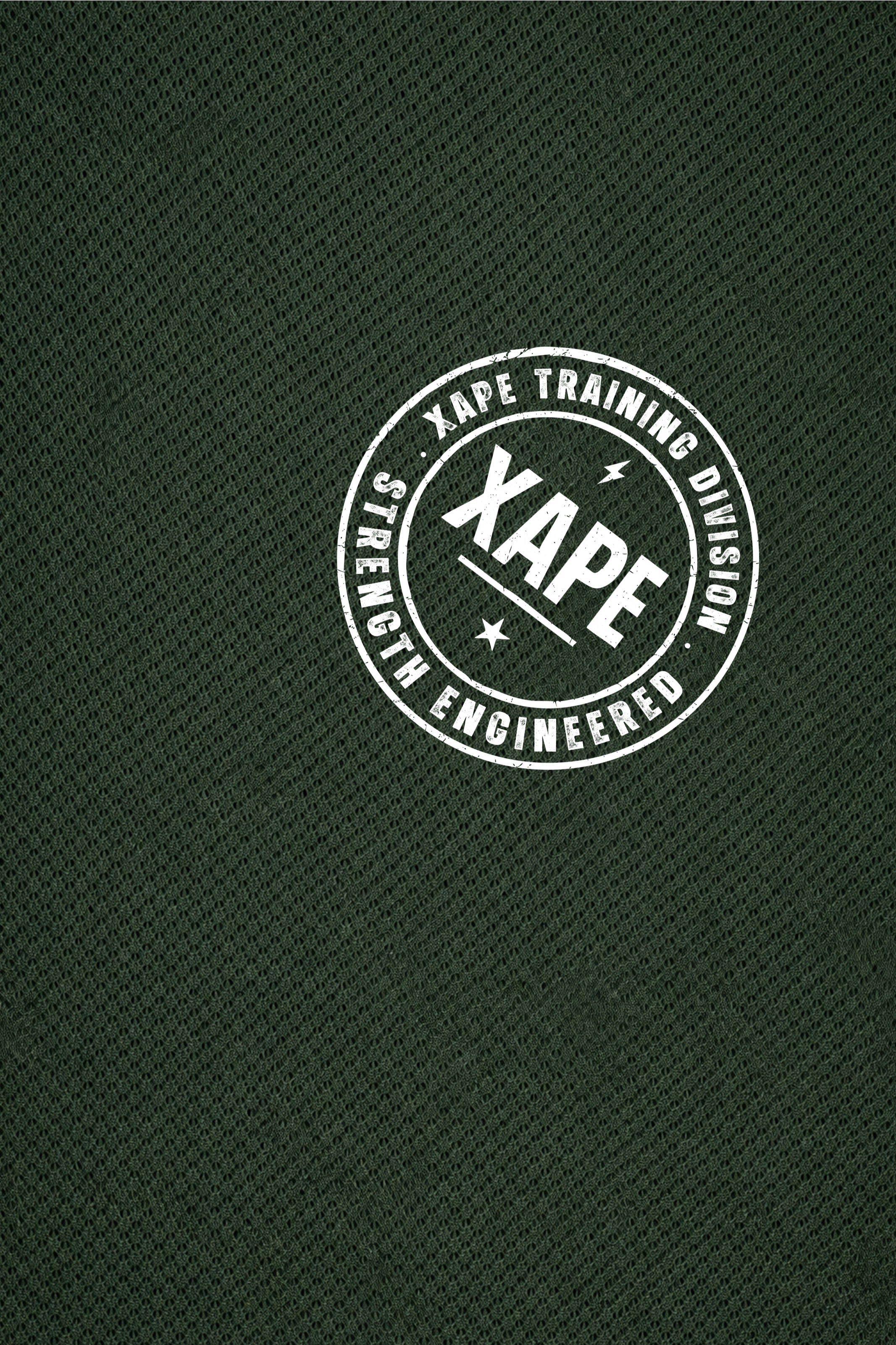 XAPE Classic Badge Logo X Tech Tee - Forest Green