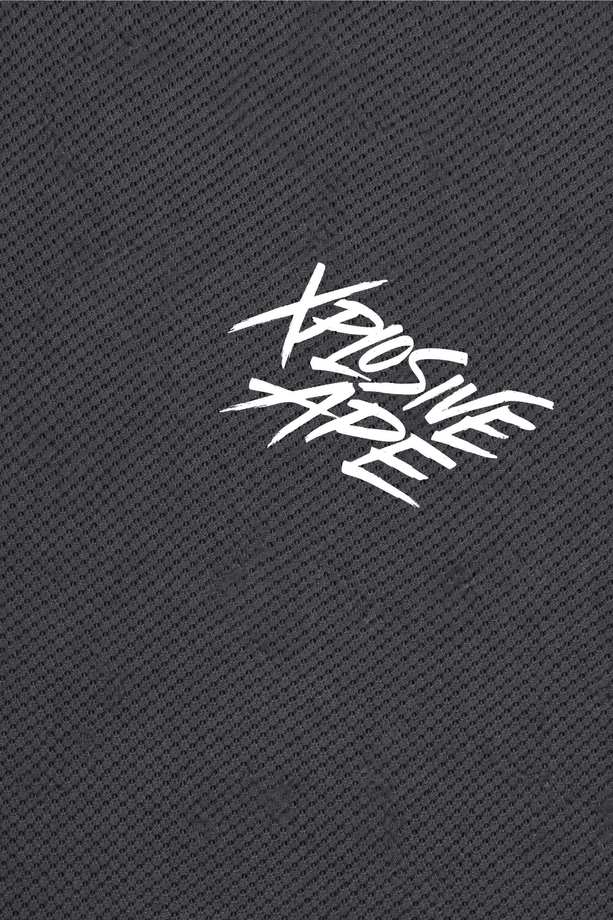 XAPE Classic Brush Script X Tech Tee - Charcoal