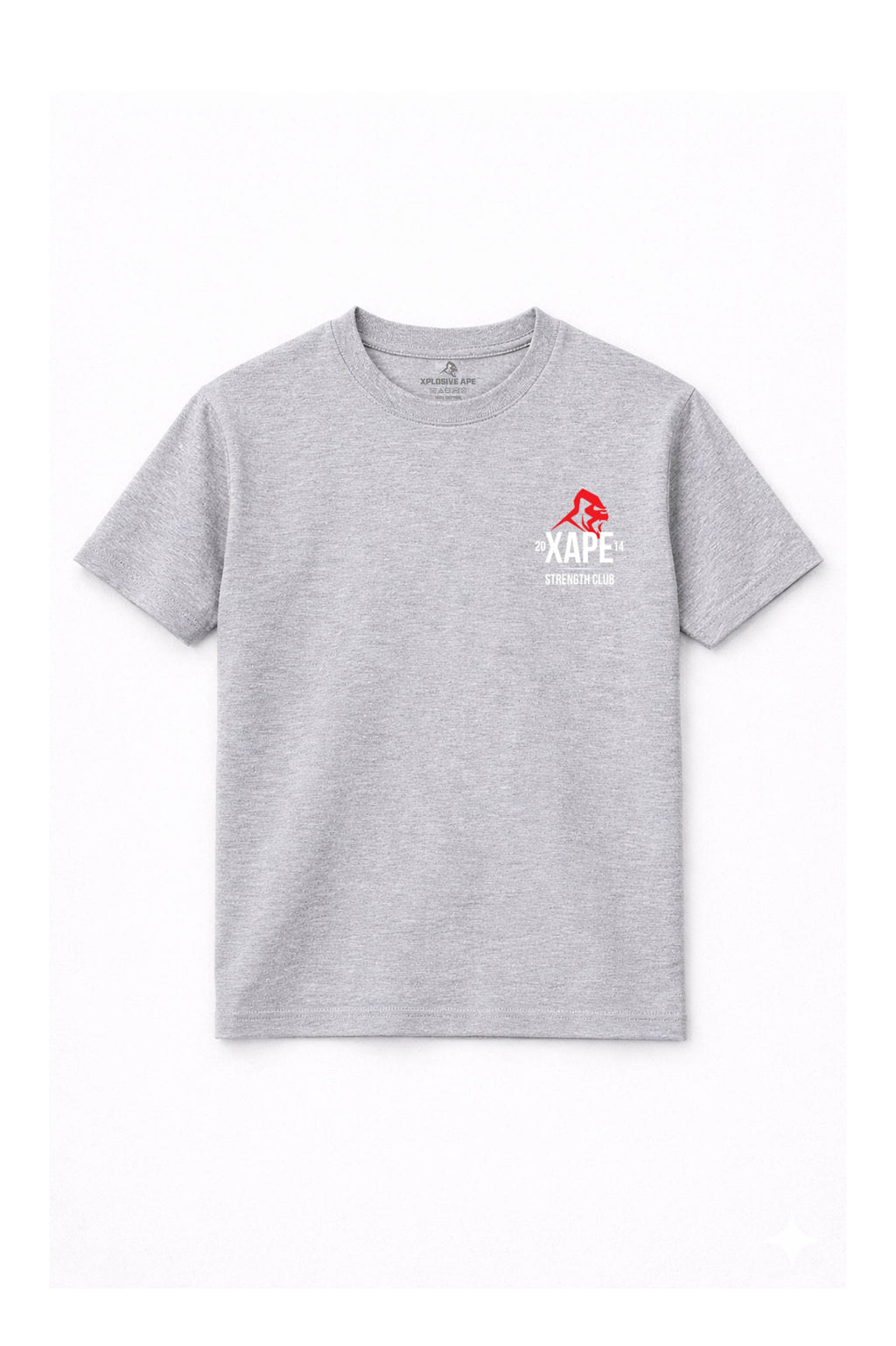 XAPE Classic Strength Club Tee - Sports Grey