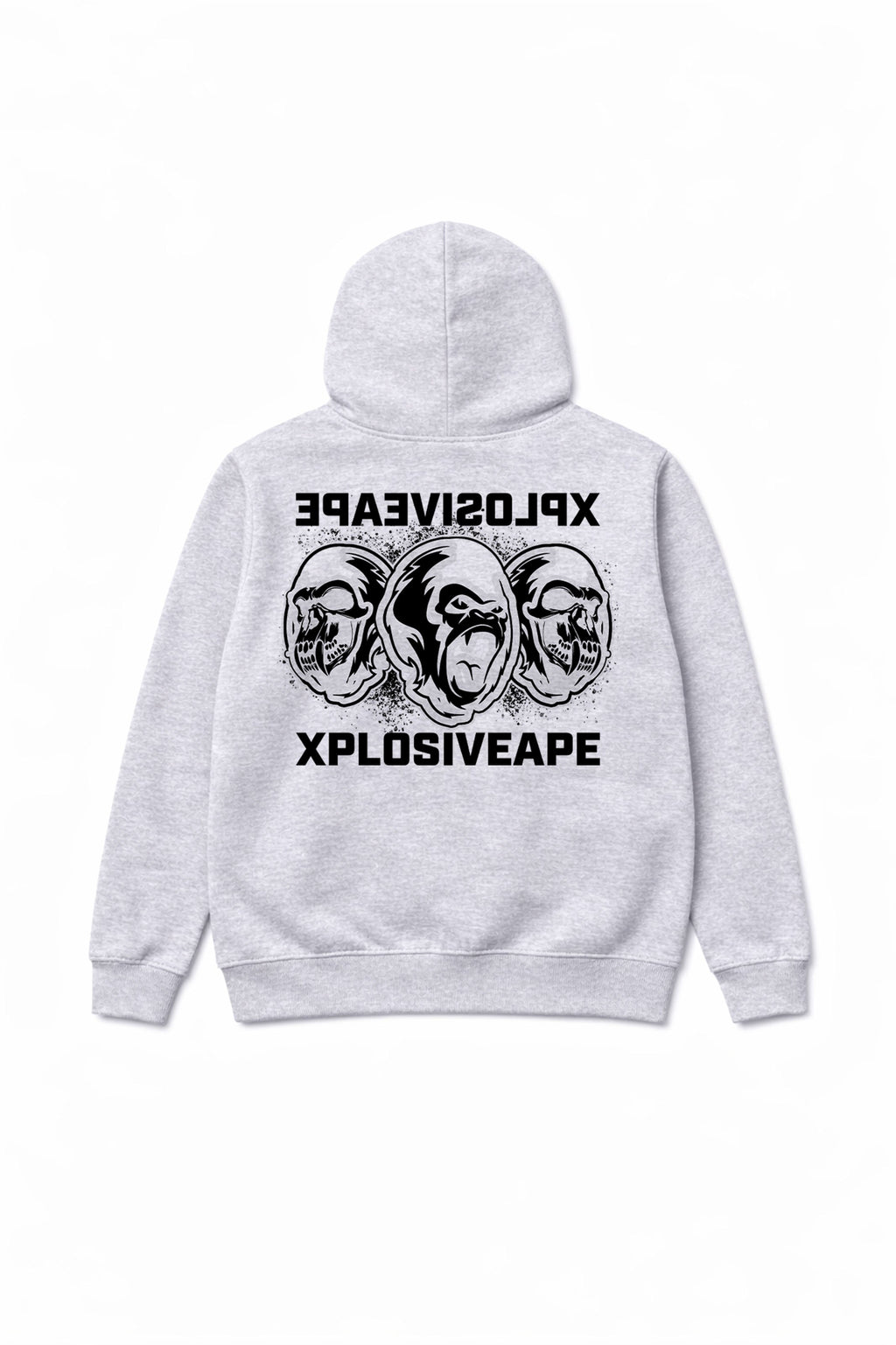 XAPE De-Evolve Hoodie - Heather Grey
