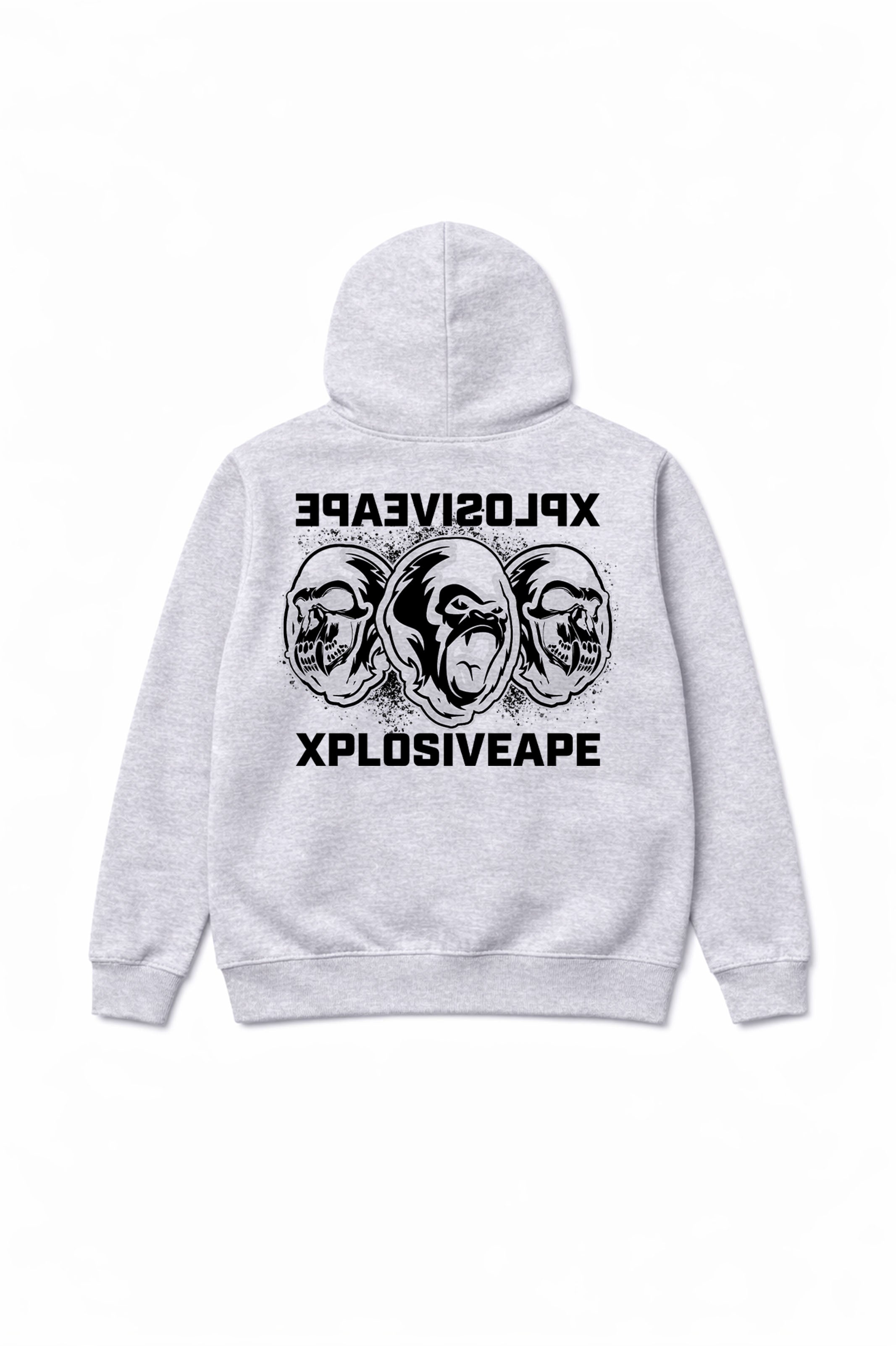 XAPE De-Evolve Hoodie - Heather Grey