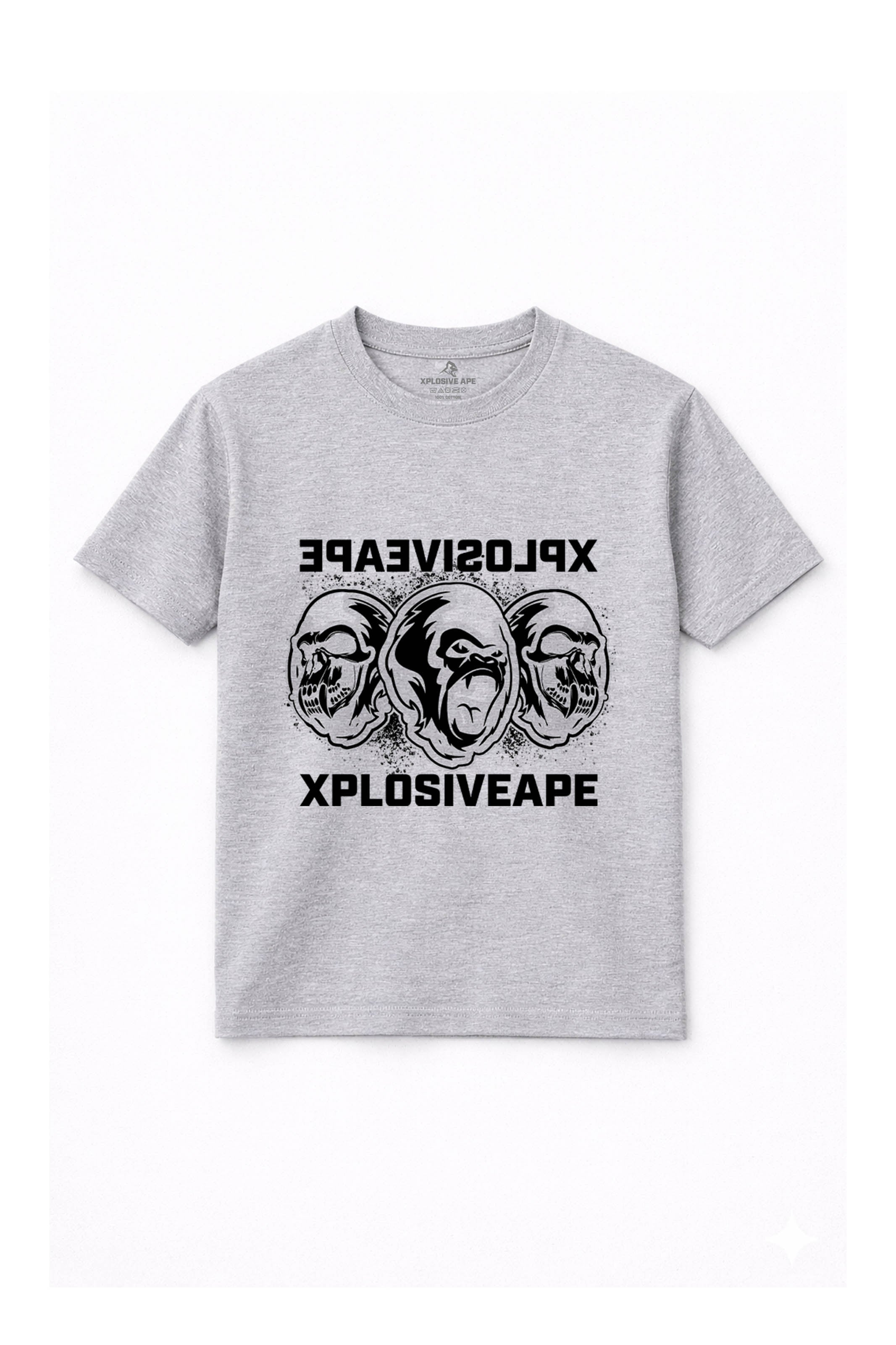 XAPE De-Evolve Tee - Sports Grey