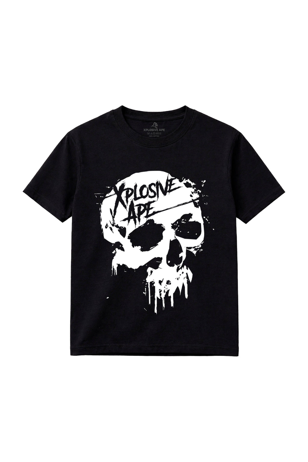 XAPE Dripping Skull Tee - Black