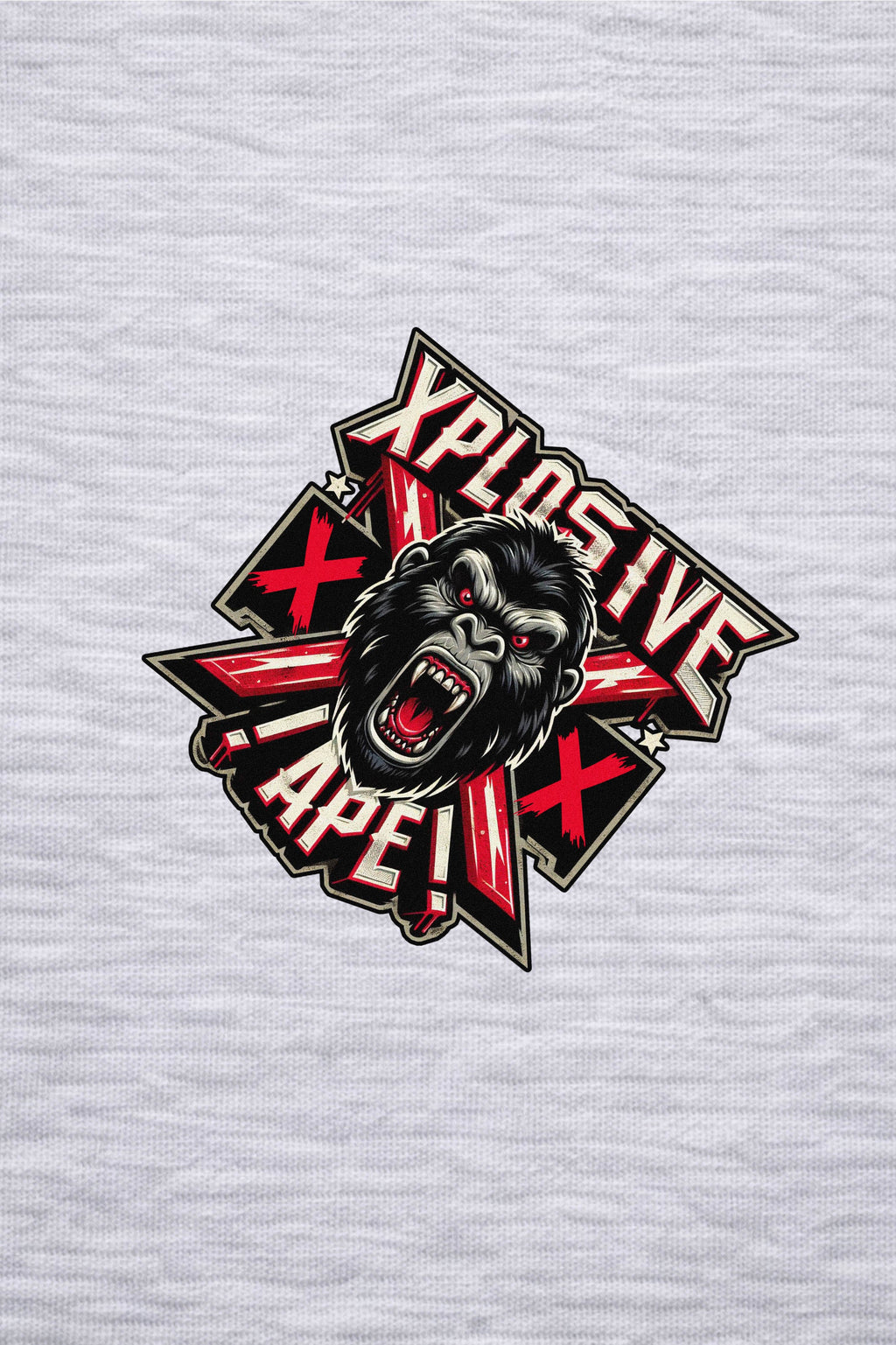 XAPE Explicit Tee - Sports Grey