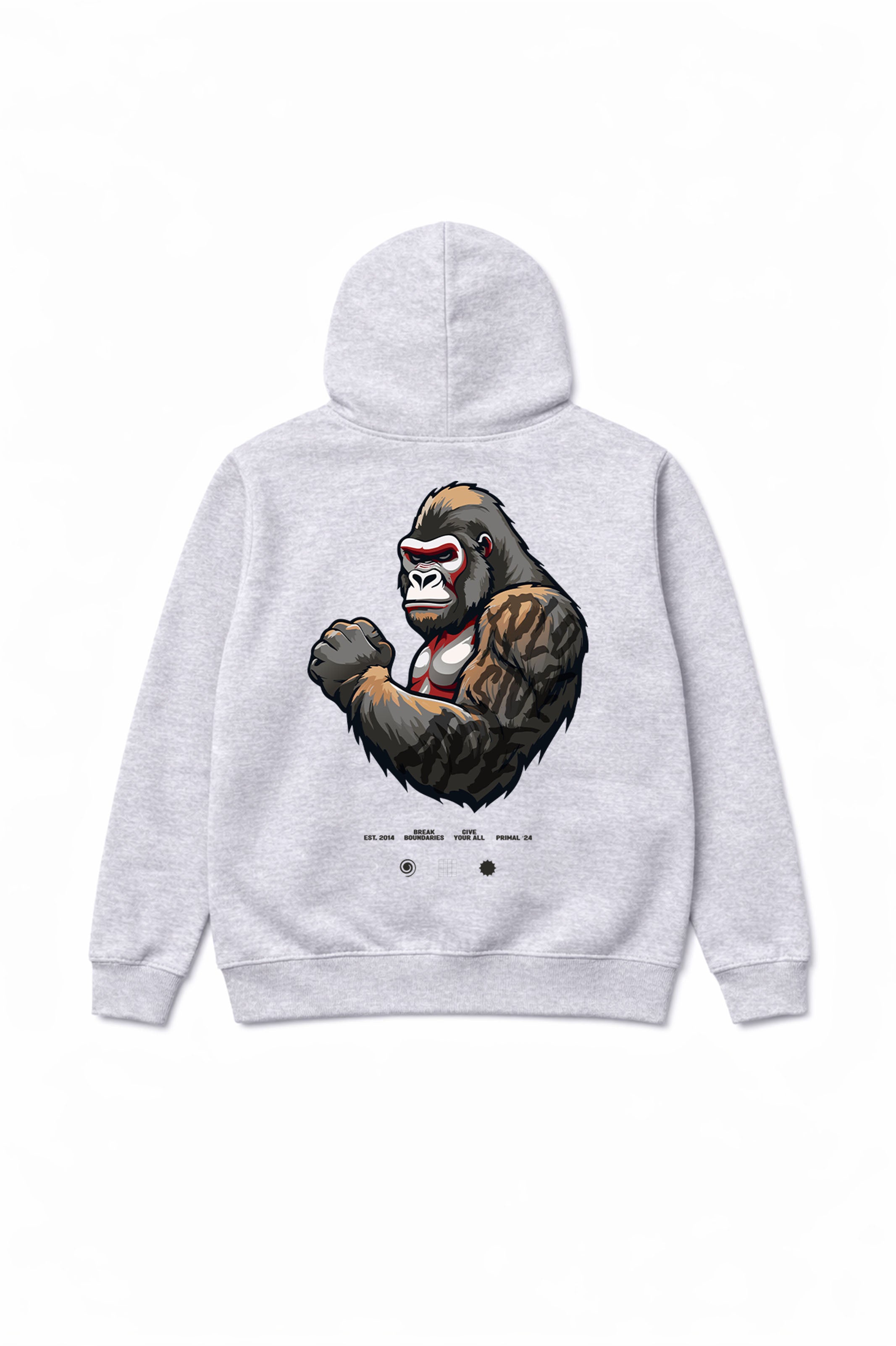 XAPE Powerhouse V3 Hoodie - Heather Grey