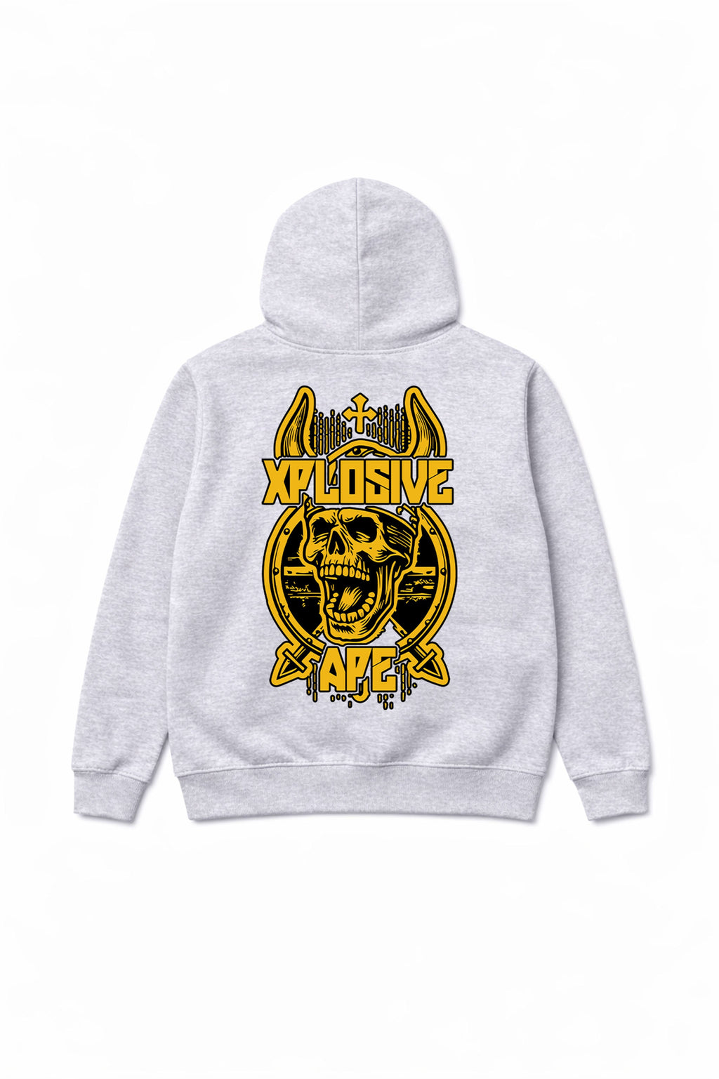 XAPE Raider Hoodie - Heather Grey