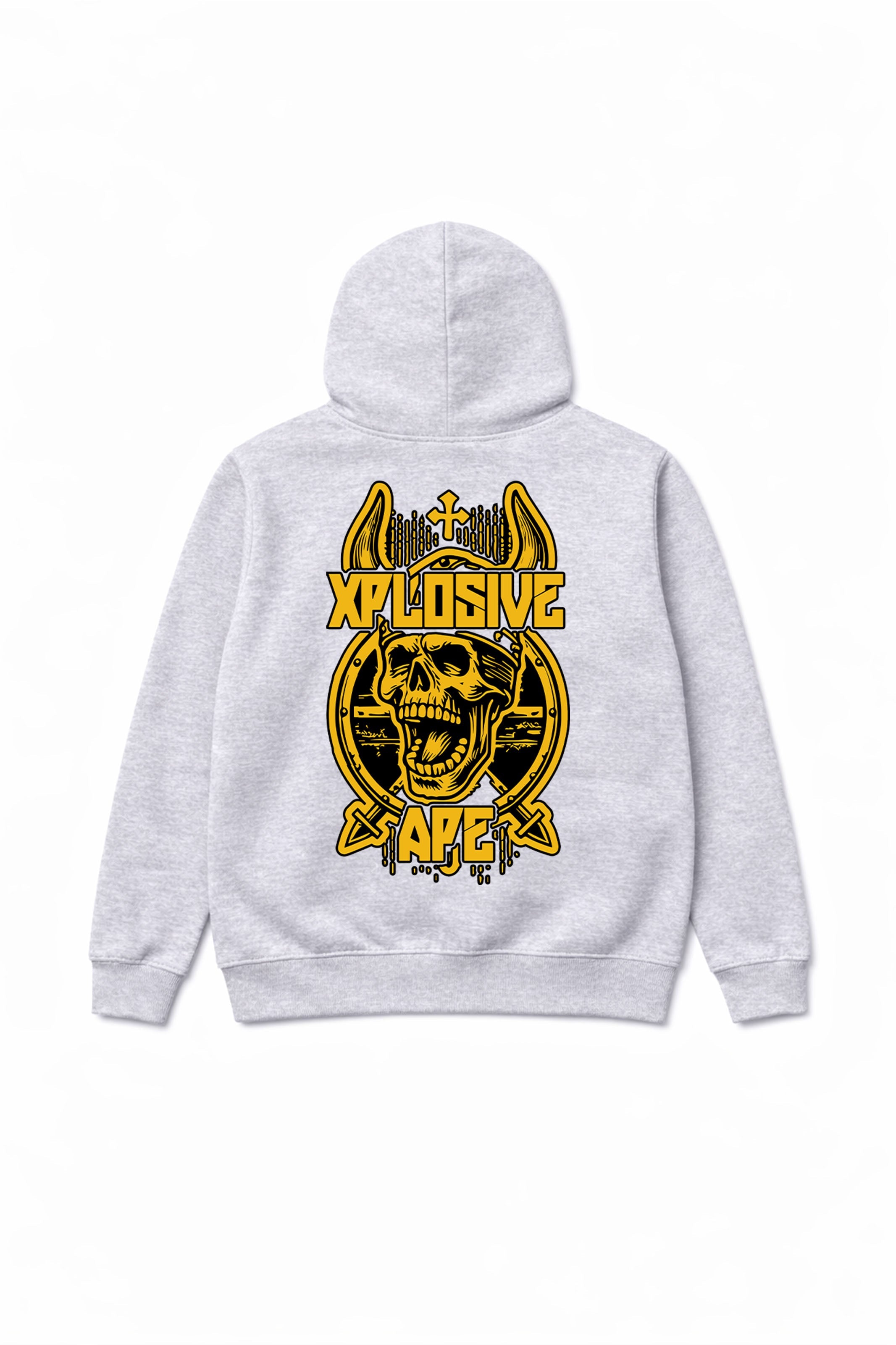 XAPE Raider Hoodie - Heather Grey