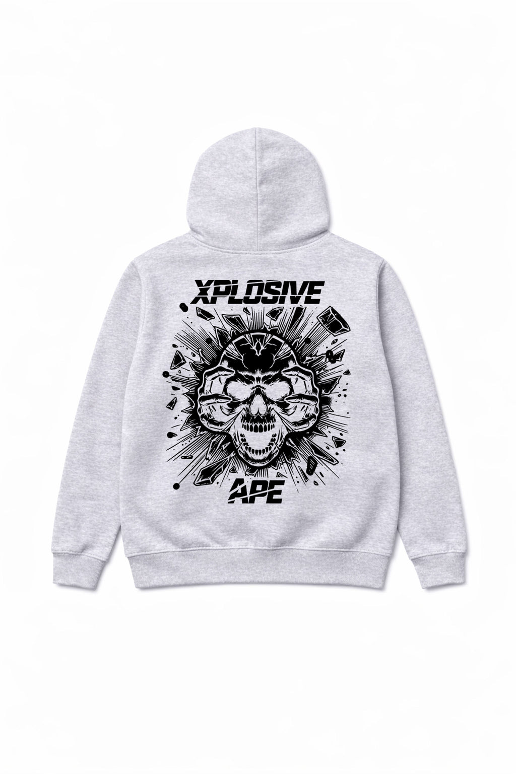 XAPE Shatter Hoodie - Heather Grey