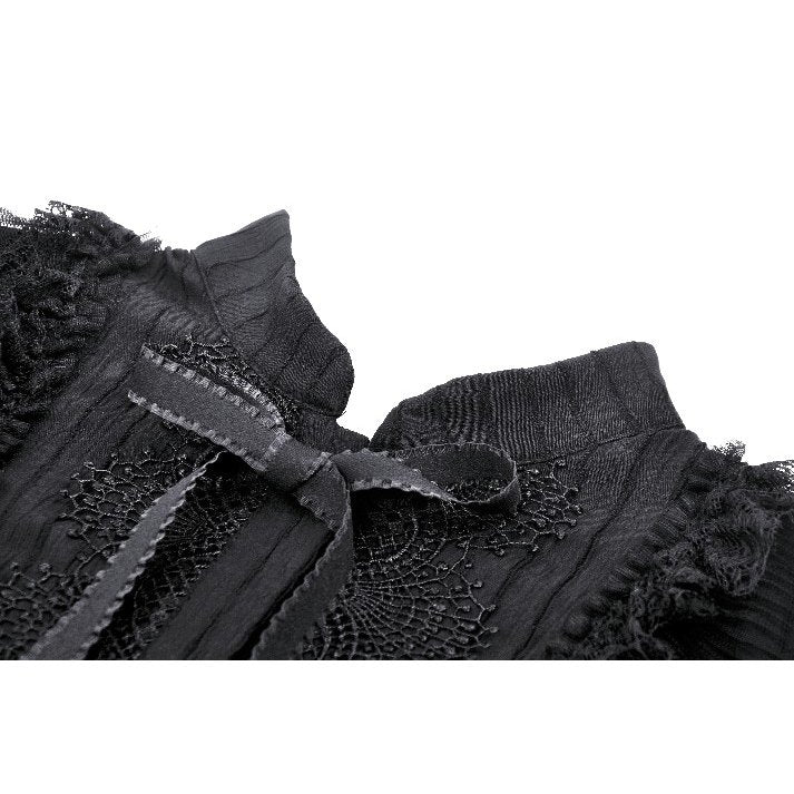 Dark in Love Diya Sleeveless Tiered Goth Dress