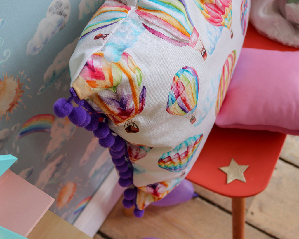 Hot Air Balloons - Children's Cotton Curtain Fabric