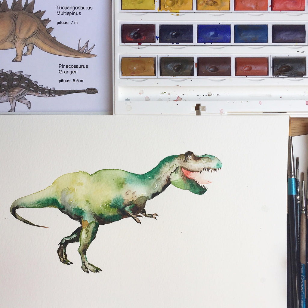 Beautiful Dinosaurs Children's Bedding Set – Dino Themed Bedding for Kids' Room