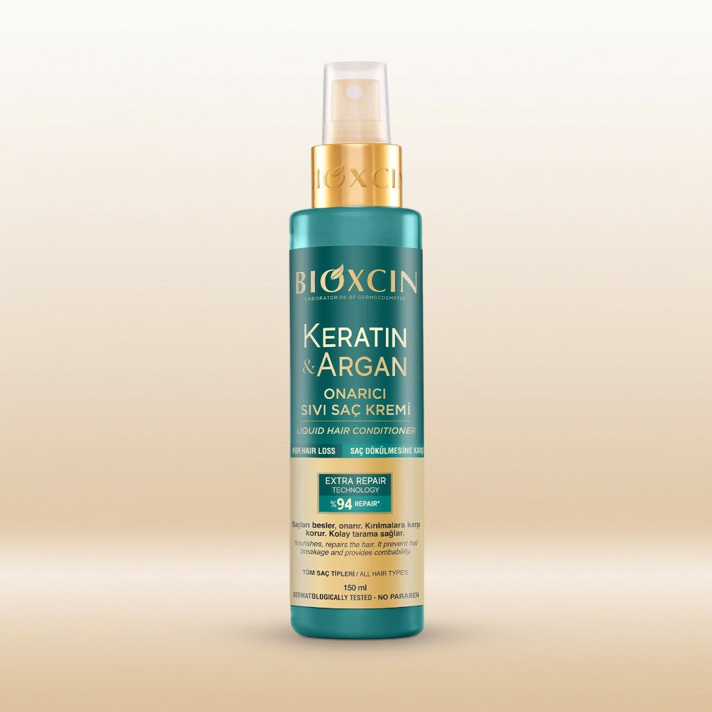 Bioxcin Keratin & Argan Repairing Liquid Conditioner | Leave-In Hair Treatment