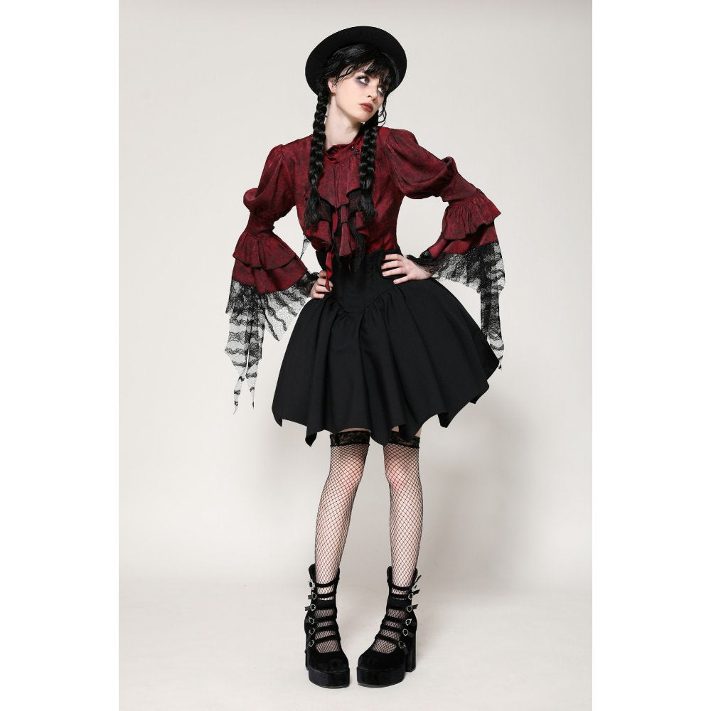 Dark in Love Keziah High Waisted Skirt - Size UK 8 Left Only!