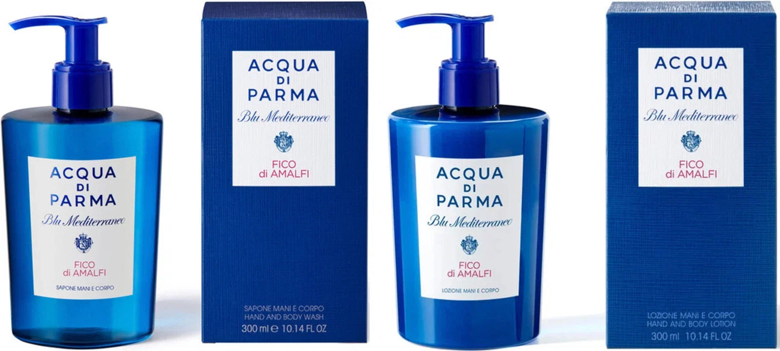 Acqua Di Parma Fico Di Amalfi 300ml Hand & Body Wash +300ml Lotion