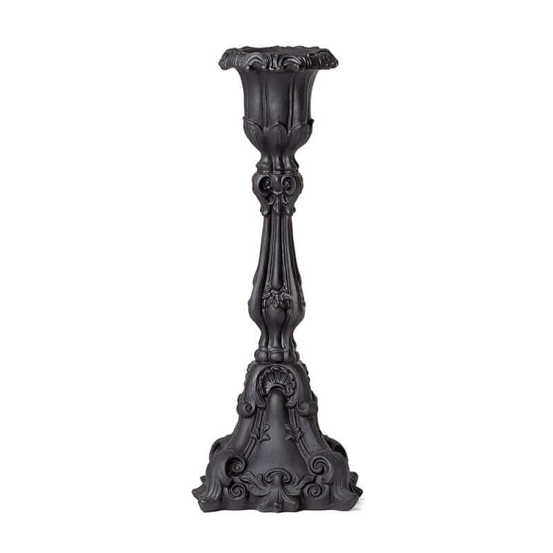 Alchemy Gothic Baroque Black Candle Holder