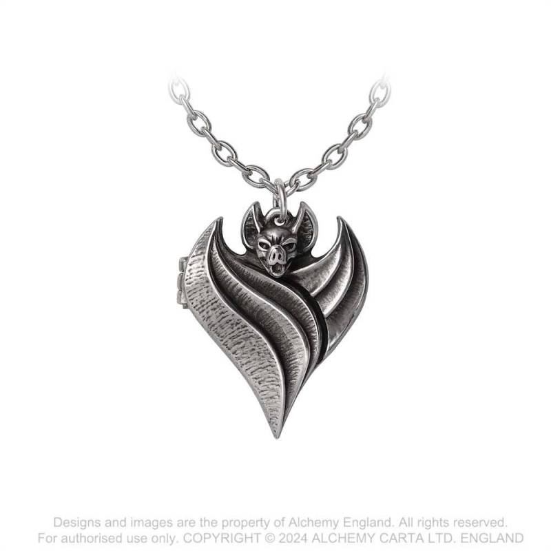 Alchemy Darken Heart Pewter Locket Pendant