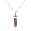 Amethyst Genuine Gemstone Necklace