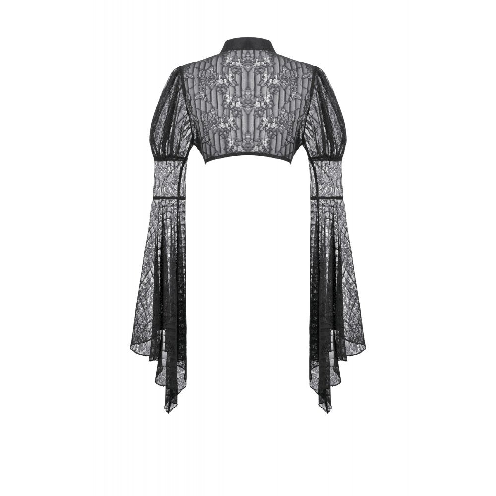 Dark in Love Elara Gothic Versatile Lace Shoulder Cape