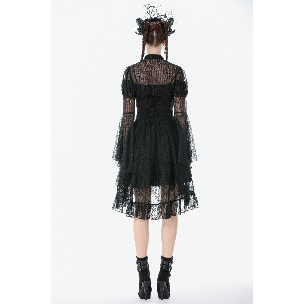 Dark in Love Elara Gothic Versatile Lace Shoulder Cape