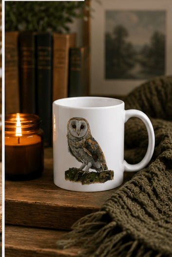 Barn Owl Mug – British Wildlife Art