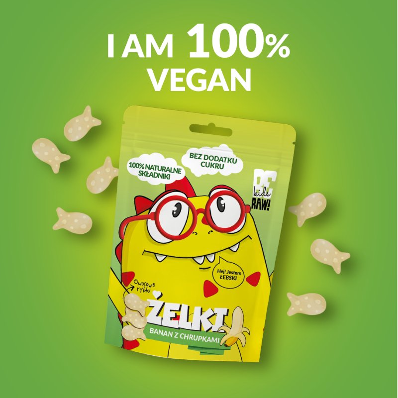 Kids Jelly Beans - Banana with Crisps 35g