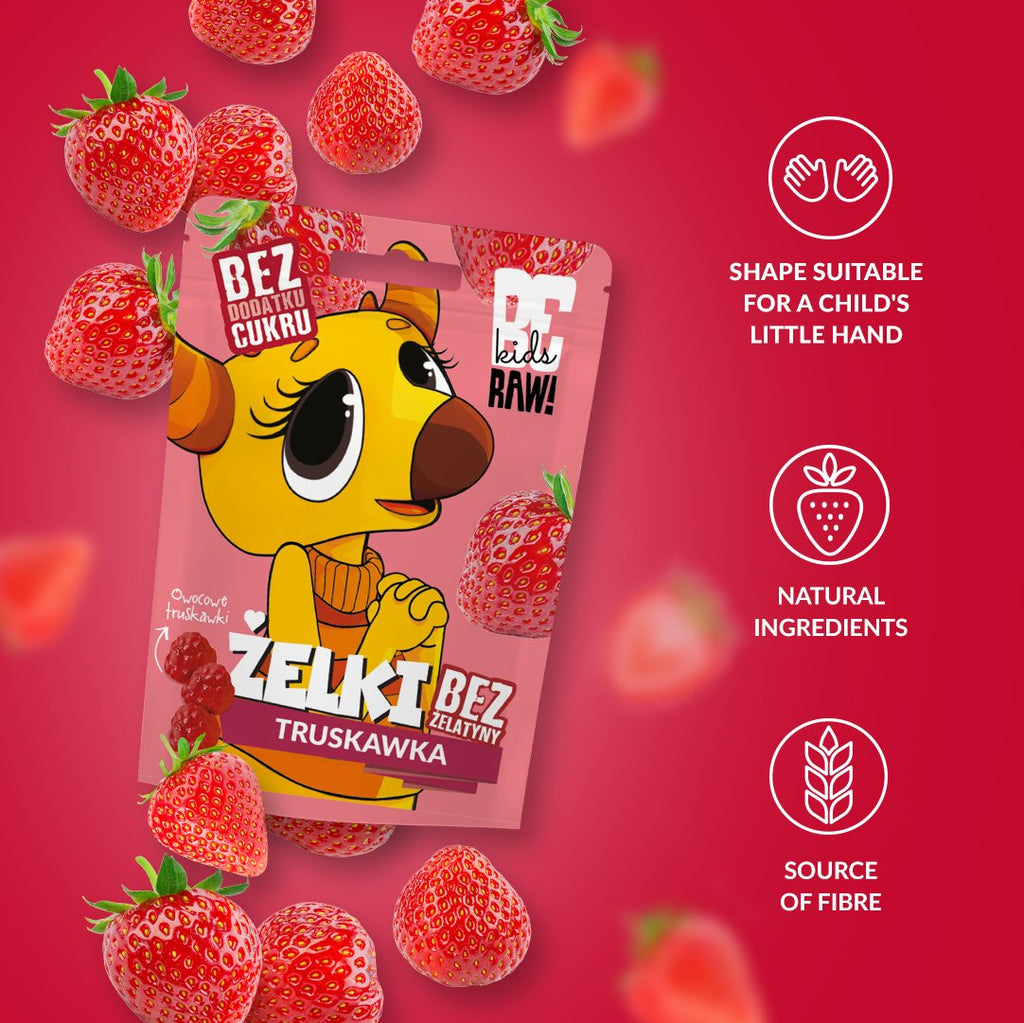 Kids Jelly beans - Strawberry 35g
