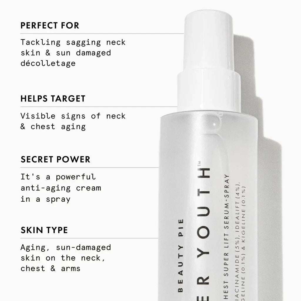 Beauty Pie Über Youth Neck & Chest Super Lift Serum-Spray 95ml