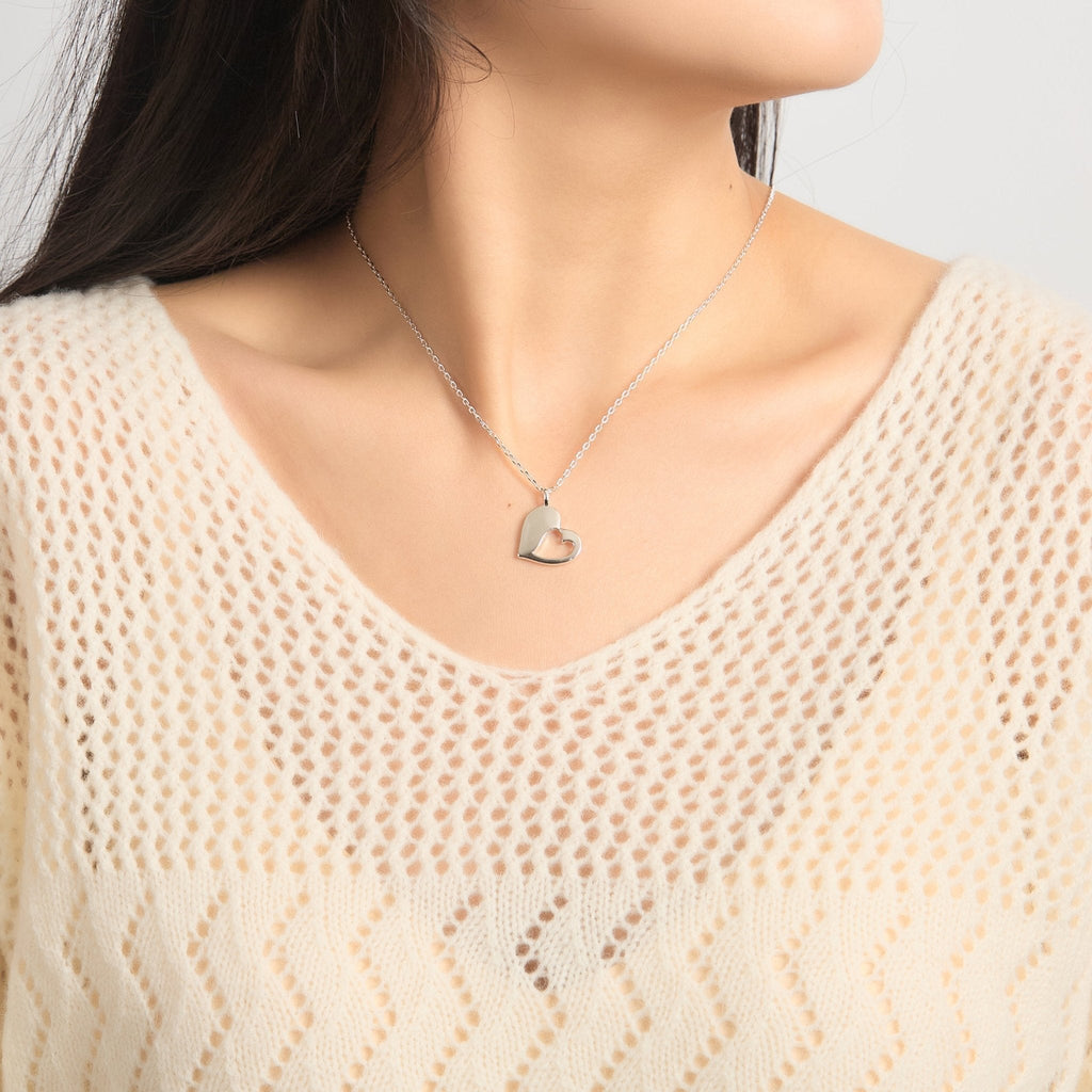 Big Sister Little Sister Piece of My Heart Necklace Set