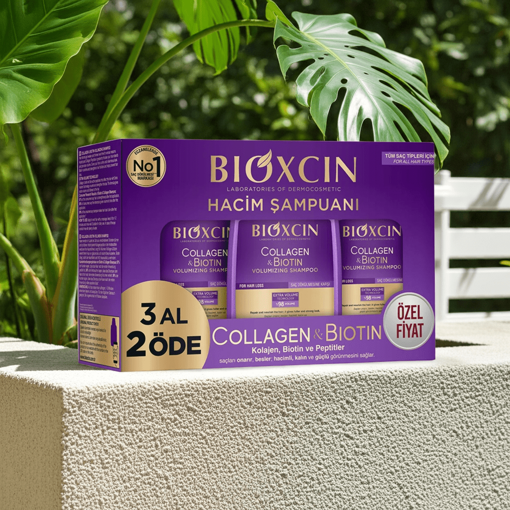 Bioxcin Collagen & Biotin Volumising Shampoo for Fine, Thinning Hair