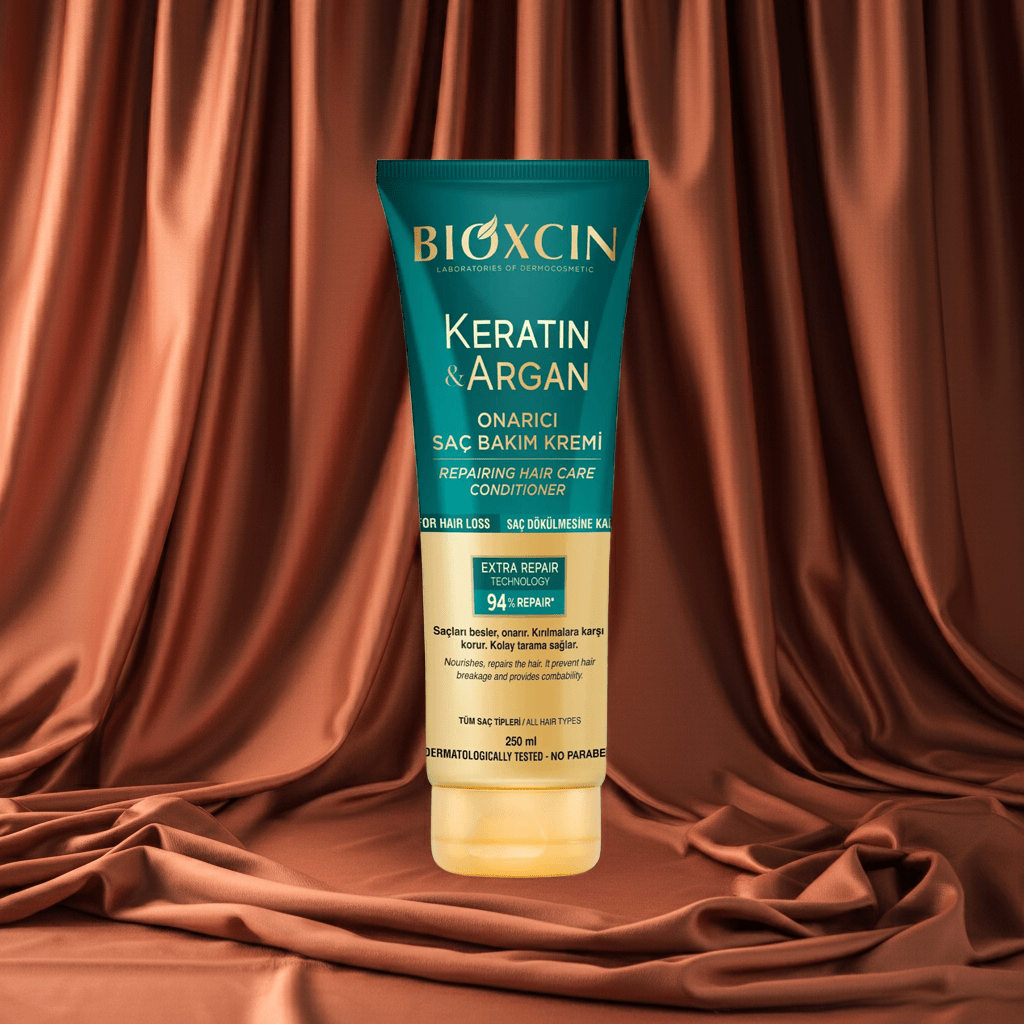 Bioxcin Keratin & Argan Repairing Conditioner for Dry and Damaged Hair