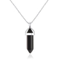 Black Onyx Genuine Gemstone Necklace
