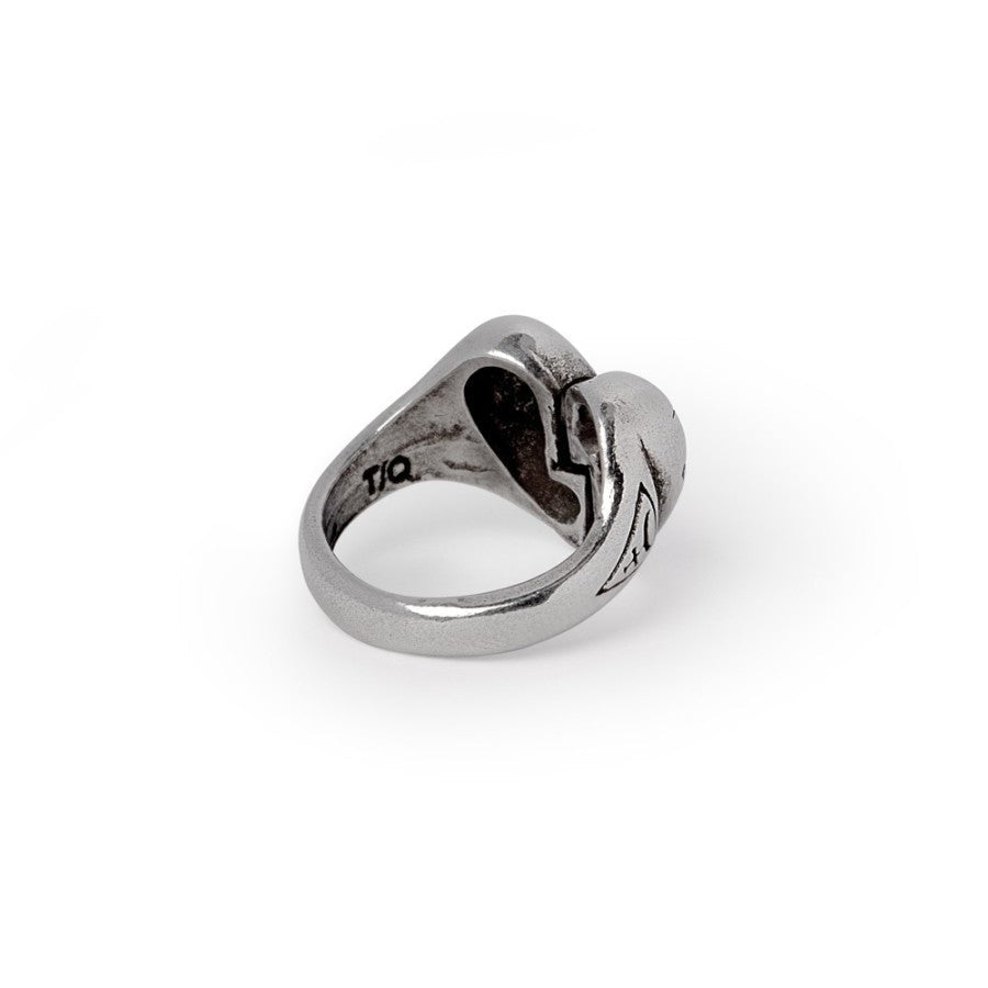Alchemy Gothic Broken Promise Heart Ring