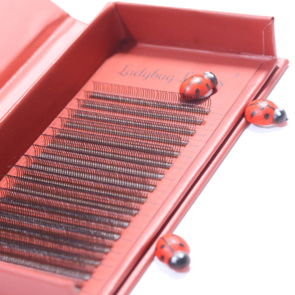 Brown Angel Lash 16 Row Mixed Tray