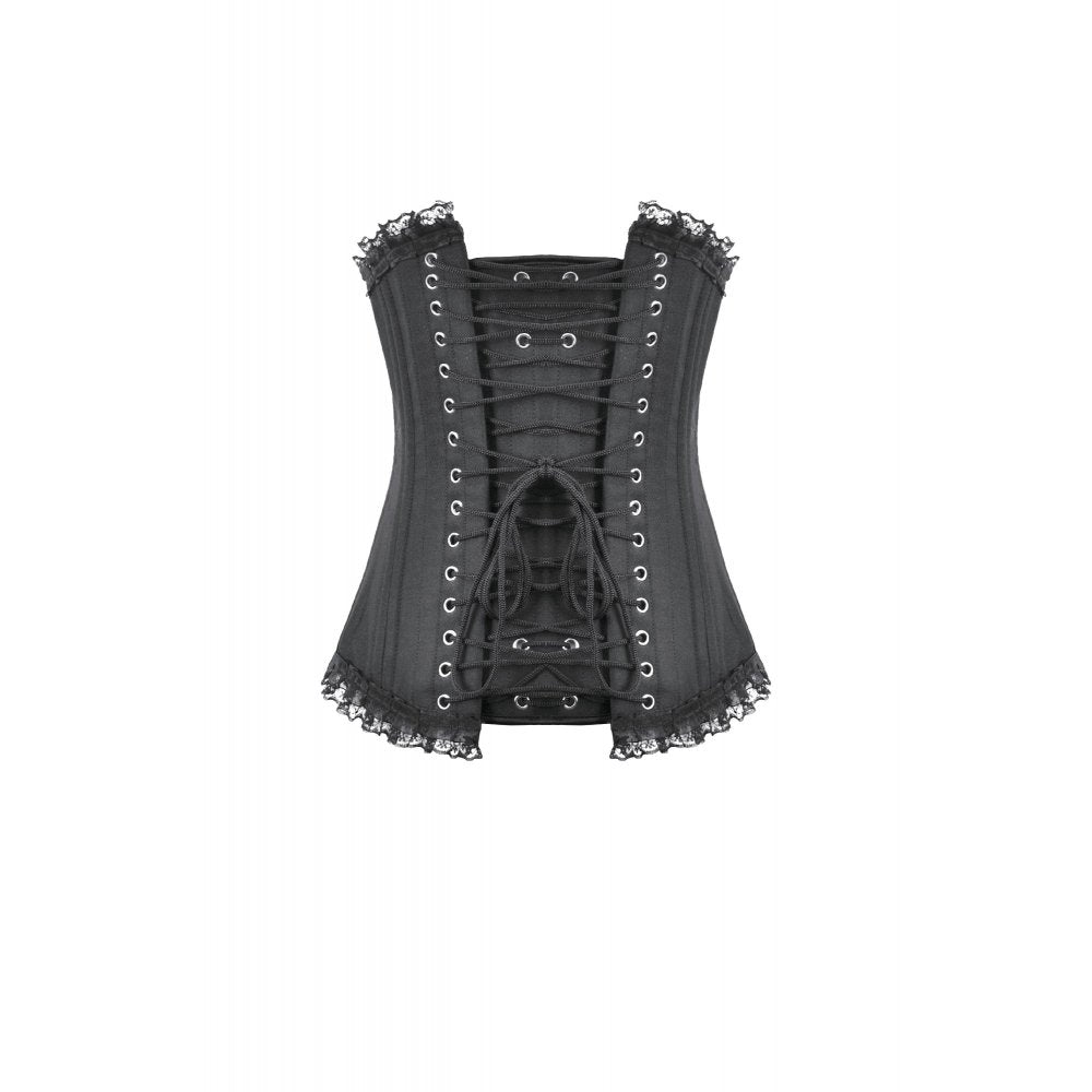 Dark in Love Talia Gothic Longline Metal Boned Corset